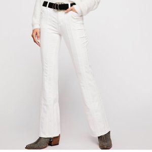 Free People So Many Seams Flare Jeans